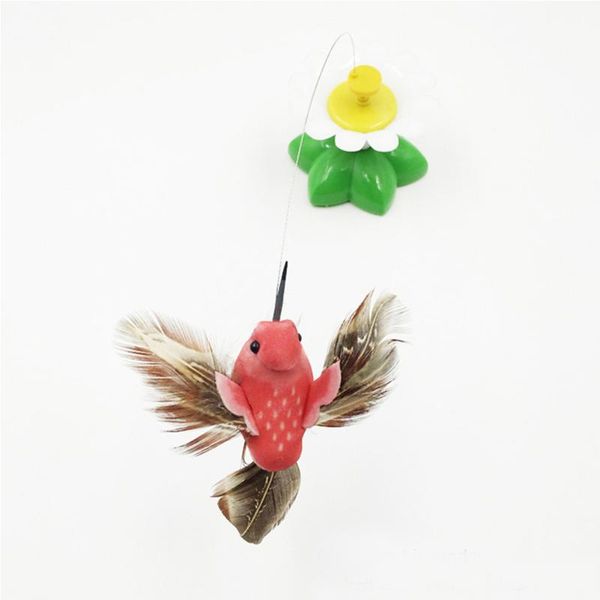 

cat toys funny electric rotating pet butterfly bird steel wire dog teaser