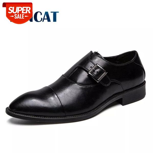 

vancat men's dress shoes formal shoes size 38-47 classic point toe leather oxfords fashion men business men's shoes party #os9u
