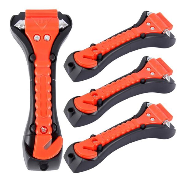

hand tools 4pcs car safety hammer emergency rescue window glass breaker seat belt cutter escape