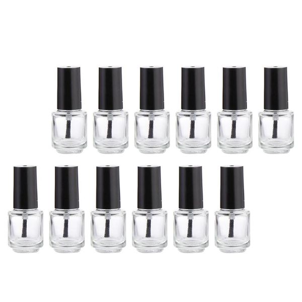 

storage bottles & jars 12pcs sub-packed nail polish glass empty art supplies