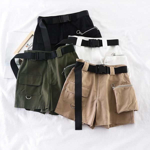 

women's shorts summer femeninos 2021 fashion women high waist casual body woman white biker, White;black