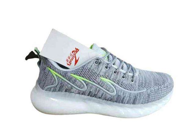 

fujian rodman men's flying weaving running shoes popcorn soled light sports, Black