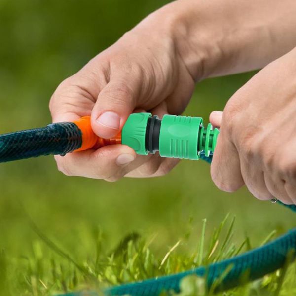 

watering equipments 1 set of hose quick connector extendable water coupling joint (green)