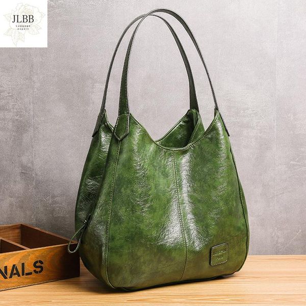 

casual women handbag purse large capacity tote bag lady bag vintage hobo soft patchwork shoulder brown