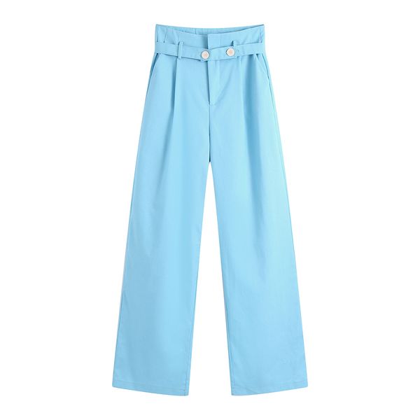 

women's pants & capris in the summer of european and american female blue wind flat pants bb1674 m7rh, Black;white