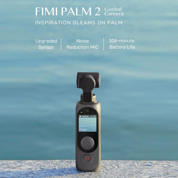 

drones fimi palm 2 3-axis handheld gimbal stabilizer wifi 308 min noise reduction mic 128Â° wide angle smart track in stock