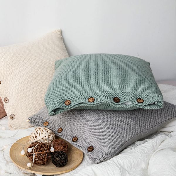 

factory direct sale light luxury pillow living room sofa leaning sleeper room soft-loaded window backrest bed cushion embroidery pillow case