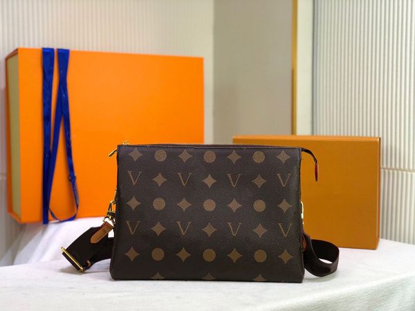 

stylish high-quality totes leather ladies handbag zipper opening shoulder size 30cm/26cm