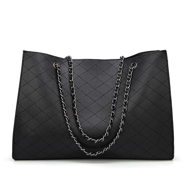 

evening bags fashion rhombus check chain single shoulder bag elegant atmosphere classic picture mother large capacity female