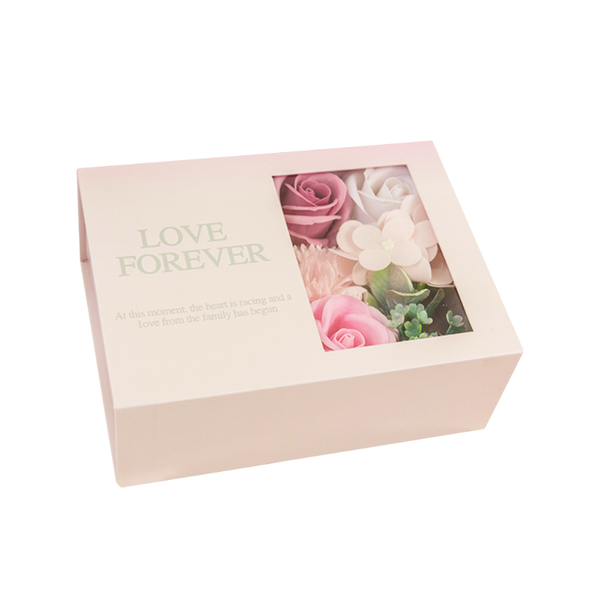 

gift wrap fake flower box artificial decoration organizer holder for home office decor