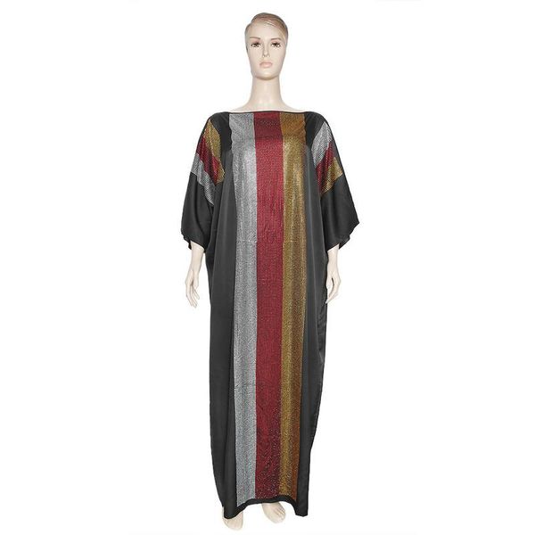 

ethnic clothing 2021 african oversize cotton with diamond dress length 140cm wide 115cm, Red