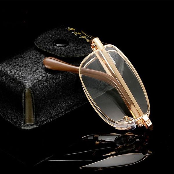 

reading glasses folding presbyopic for men and women the elderly hd comfortable ultra-light compact portable optical glas