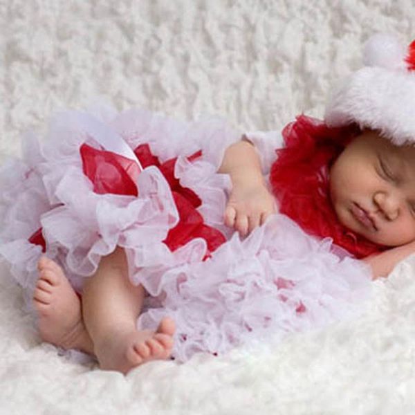 

baby clothing newborn tutu pettiskirt red white christmas clothes for baby, Blue