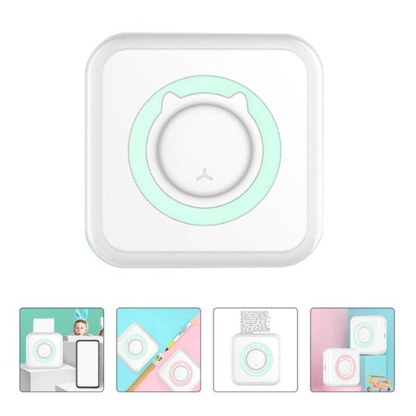 

printers 1pc mini thermal printer portable smartphone label po printing device