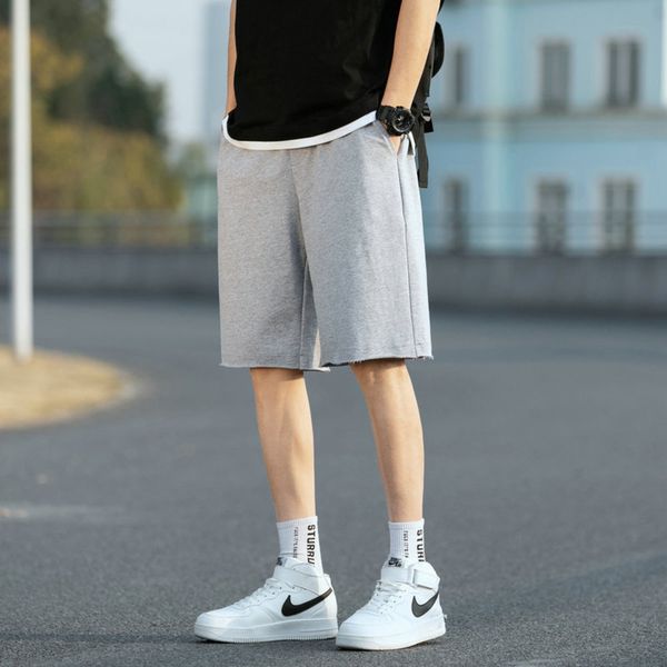 

men's shorts fashion brand casual capris summer large underpants loose trousers, White;black