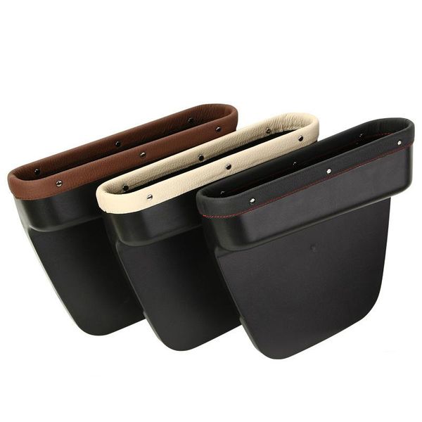 

car organizer seat crevice storage box leakproof plug interior decoration leather auto gap filler pockets for