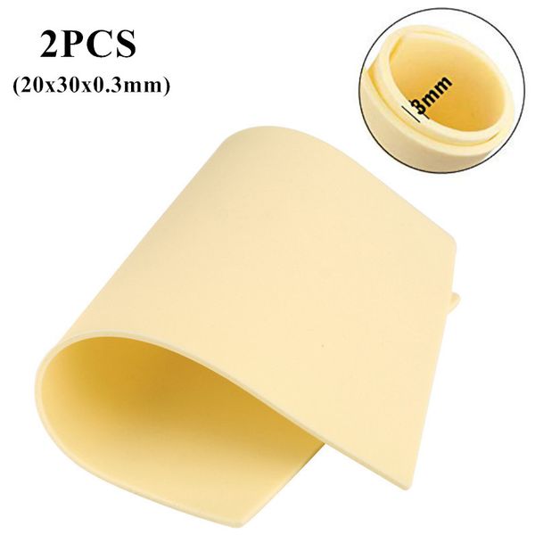 

2pcs 20x30x0.3cm silicone blank double sides tattoo practice skin for permanent makeup practice skin tattoo accessories