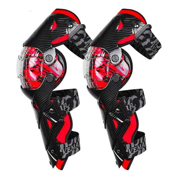 

motorcycle armor red knee pad men protective gear gurad mx dh motorbike protector rodiller equipment motocross moto