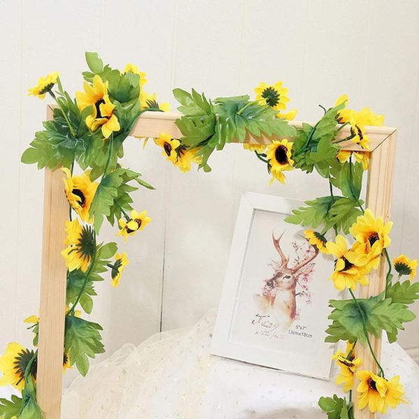 

artificial chrysanthemum flower vine background wall gardening decoration flower wall christmas wreath home wedding de jllcvl