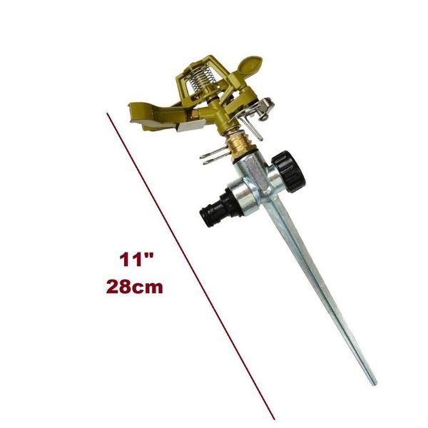 

watering equipments 360 degree rotating lawn sprinkler compatible water for garden grass metal spike