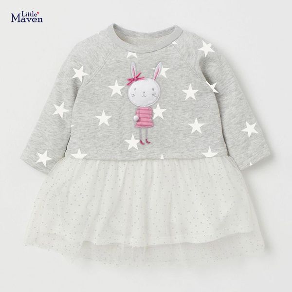 

girl's dresses little maven grey mesh dress fleece winter baby girls autumn cotton princess lovely clothes for kids 2 to 7years, Red;yellow
