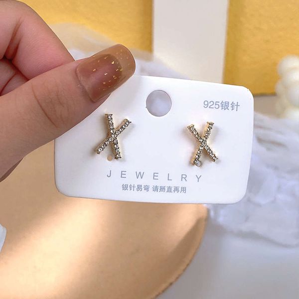 

letter earrings fashion high-grade simple