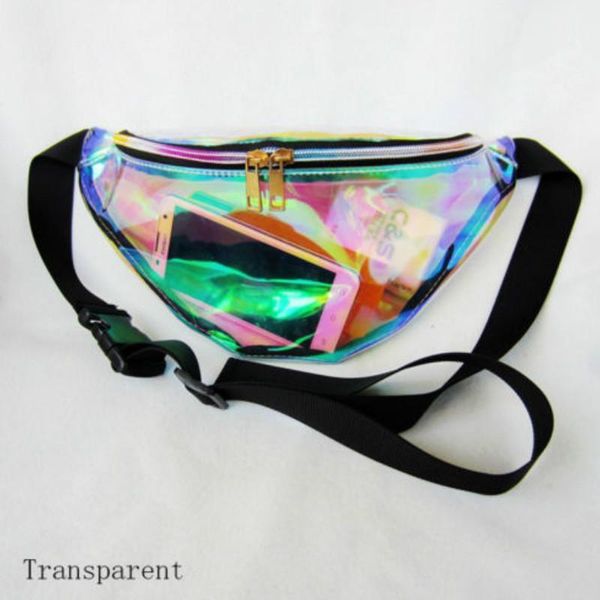 

waist bags women fanny pack laser purse chest bag hip punk