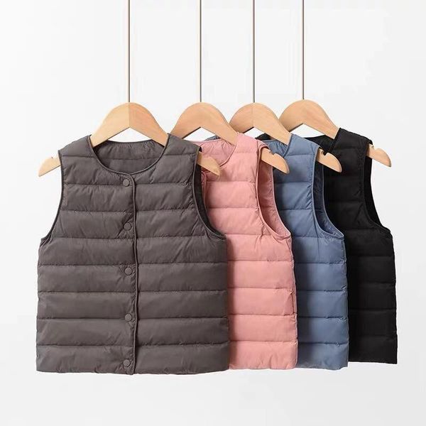 

waistcoat soft and lightweight cotton-padded jacket boys girls warm vest children p4292, Camo