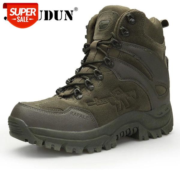 

jkpudun tactical military combat boots men genuine leather us army hunting trekking camping mountaineering winter work shoes bot #zz4k