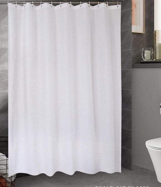 59 * 71 pollici Tenda da doccia a sublimazione Altro bagno Forniture per servizi igienici Tende in poliestere bianco bianco con aggancio Trasferimento termico Decorazioni per la casa personalizzate A02 all'ingrosso