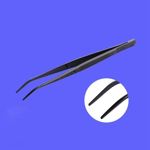 

precision stainless steel tweezers maintenance tools, Black