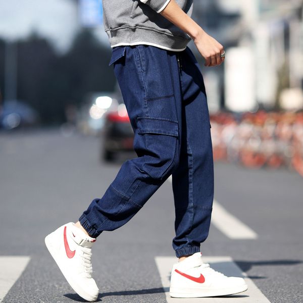 

2021 new plus size 8xl7xl 6xl 5xl xxxxl fashion casual work men hip hop cotton trousers big pocket man clothes q3il, White;black