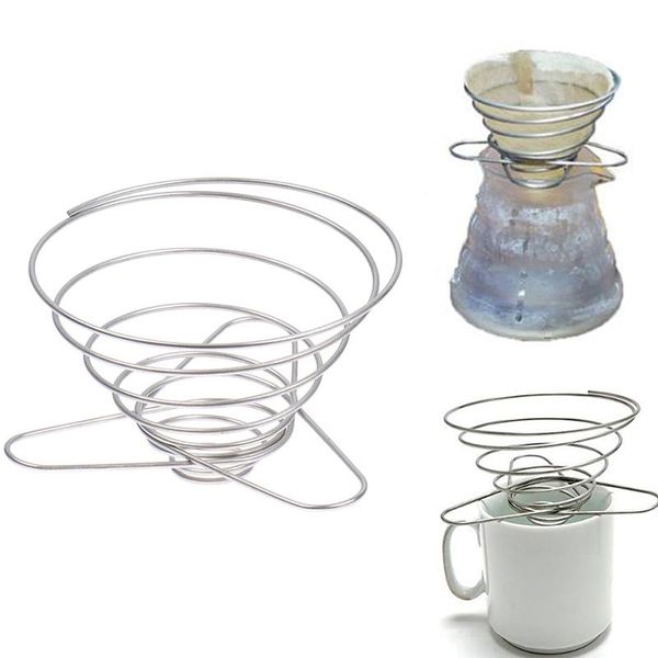

coffee filters 1pcs portable reusable steel dripper paperless maker permanent filter pour over