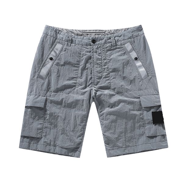 

cp toney 2020 konng gonng new style shorts of brand brand in summer metal nylon casual loose shorts quick drying beach pant, White;black