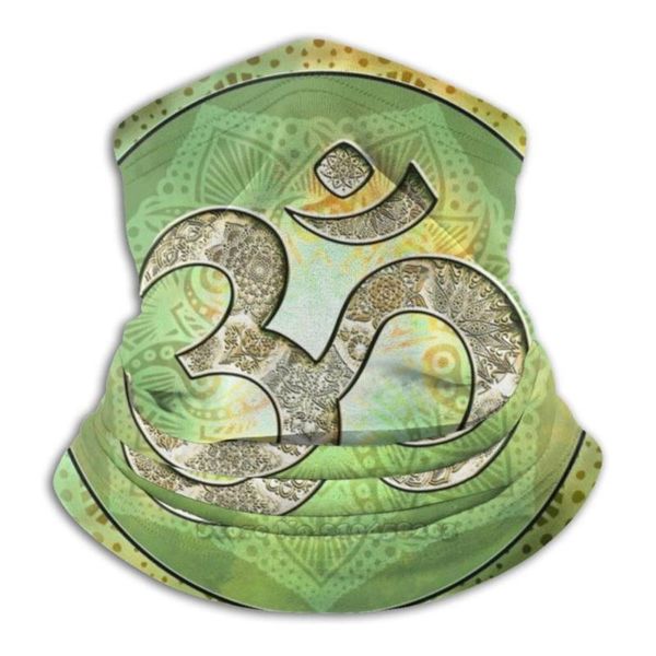 

scarves om mandala-green 3d bandana face neck warmer soft fleece mask sport scarf shamanism mandala many mandalas universe chakra, Blue;gray