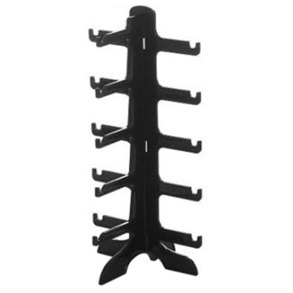 

fashion sunglasses frames color transparent plastic glasses frame display rack countertop, Black