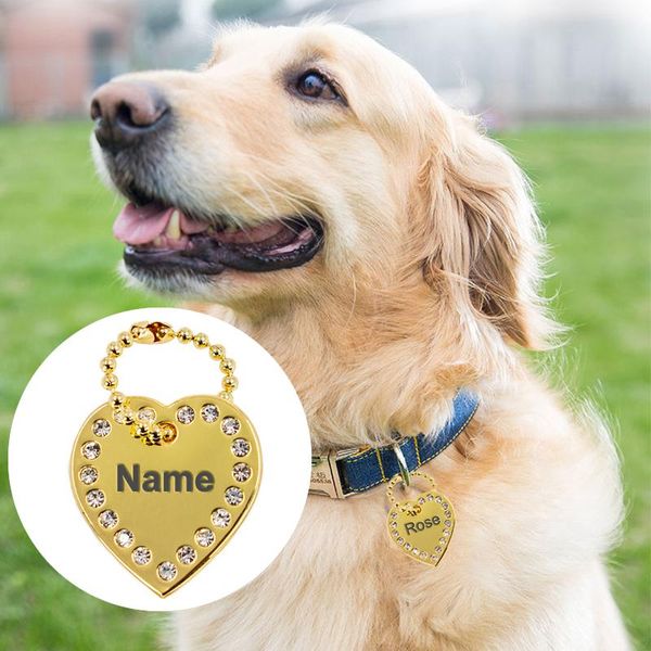 

dog tag,id card personalized metal round flower bone pet tag engraving id customized nameplate telephone logo cat anti l
