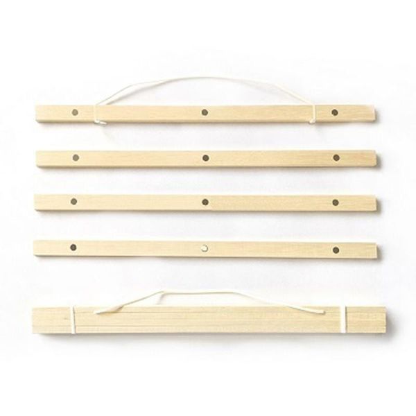 

frames magnetic poster hanger wooden solid pine teak hanging for po picture map canvas print artwork wall art home decoration