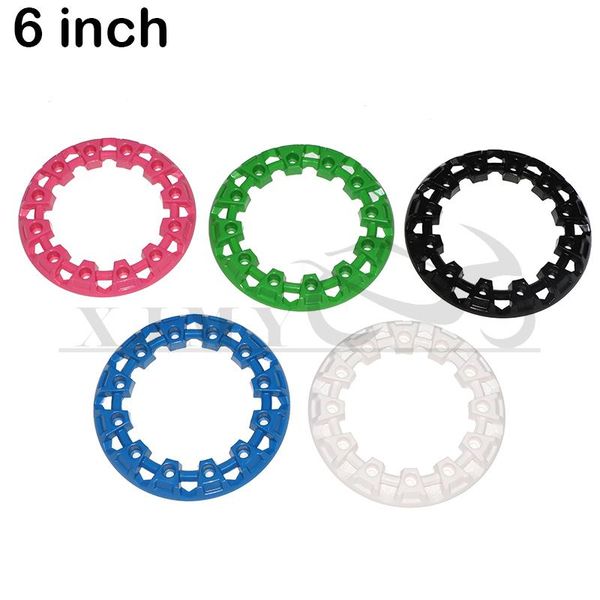 

motorcycle wheels & tires 2pcs 6-inch atv wheel decoration protection rim cover suitable for all-terrain plastic