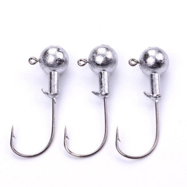 

fishing hooks 20x ball jig head sharp hook s soft lures baits tackle fishhook pike
