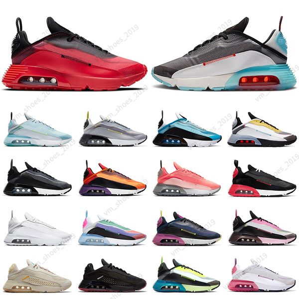 

2090 men women running shoes bred usa bleached aqua magma orange be true white black lava glow red mens trainers outdoor sports sneakers