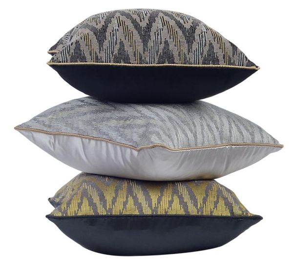 

cushion/decorative pillow fashion cool black grey geometric decorative throw pillow/almofadas case 45 50,european modern cushion cover home
