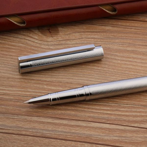

fountain pens jinhao 126 classic pen stainless steel carved drawing stationery office school supplies