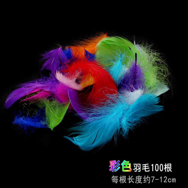 

diy colored dyed goose floating dream net lamp bobball filling feather
