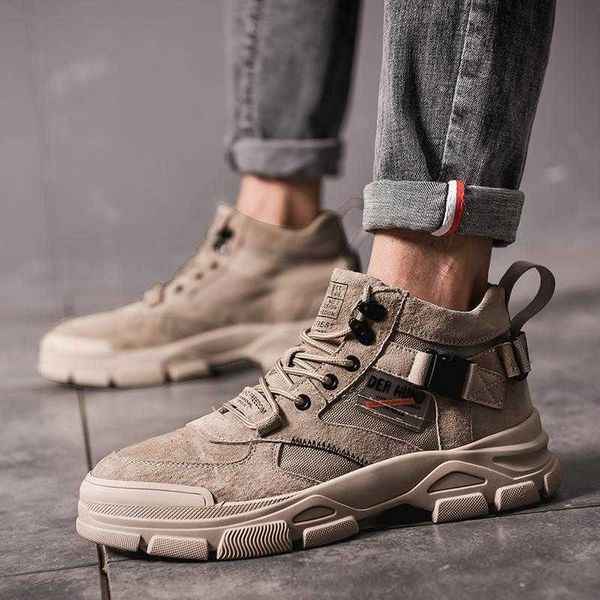 

youth fashion trend comfortable street harajuku men's british warm boots ins boots