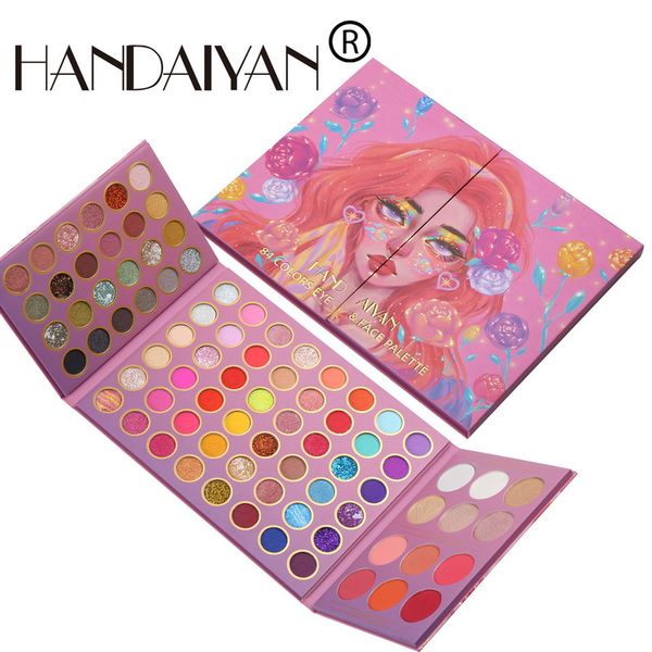 

handaiyan makeup palette set 84 color eyeshadow blush highlight matte natural make up eye shadow pallet
