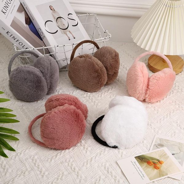 

berets autumn and winter warm earmuffs thickened korean version of plush minus ing cold protection, Blue;gray