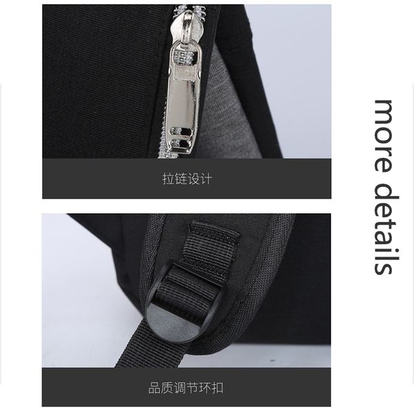 

men backpacks school bag for boys teen black canvas solid large capacity college student back pack casual youth back bag 2020