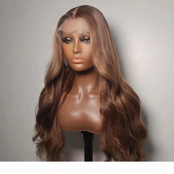 

malaysia highlight ombre copper full lace human hair wigs natural hairline remy hair 180density silk glueless lace for women, Black;brown