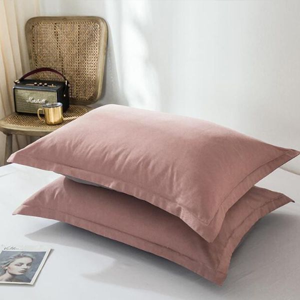 

pillow case 1pcs 48x74cm solid color pillowcase home100% pure cotton decorative pillowcases pillows cover for bedroom